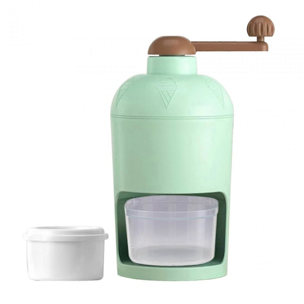 Manuell Iskross Iskrossare Slushie Gör-det-själv Handvev Smoothie Iskrossmaskin Snökonmaskin för Camping Café Barer Fest Kök