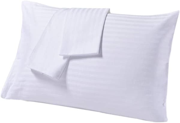 2-pack Premium Kuddskydd 100% Bomull med Dragkedja - King Size