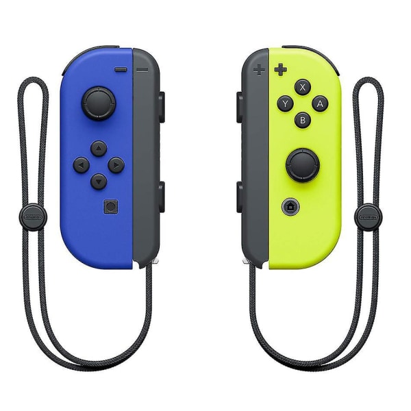 Spelhandtag Kompatibelt med Ns Switch Joycon Trådlös Bluetooth Blå Gul Full featured HD