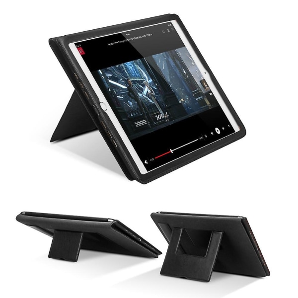 Smart Stand case i vaxad kohud för iPad Air 10.5 (2019)/ Pro 10 Black