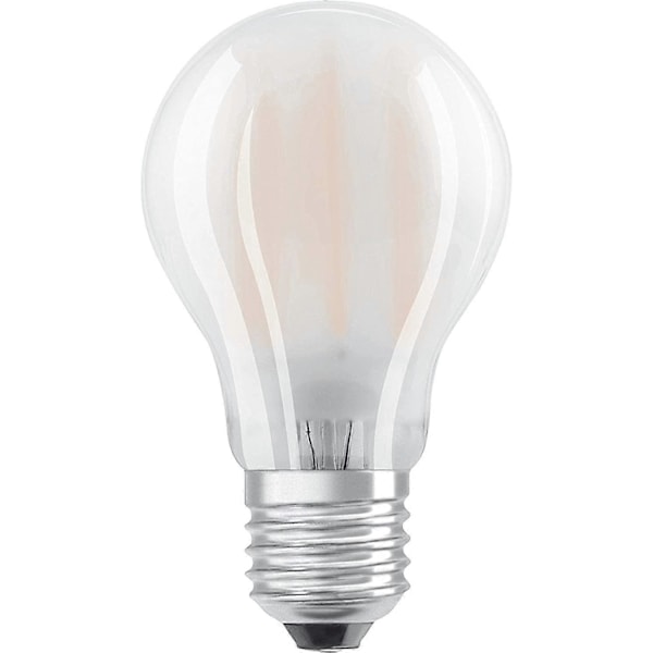 LED-lampa, Klassisk form med skruvsockel: 4W E27 Ersättning, Frostat glas, 2700K, 2-pack