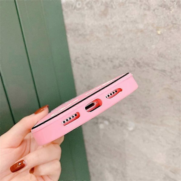 Skal för iPhone 12 Pro Max - Boys Tears 3D Mjuk Silikon (Rosa)