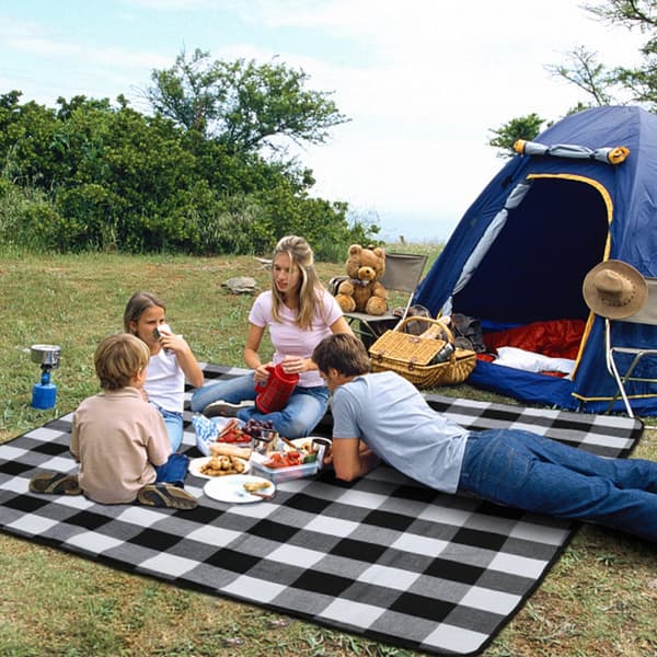Picknickfilt, strandfilt, 200x200cm, camping, vattentät.