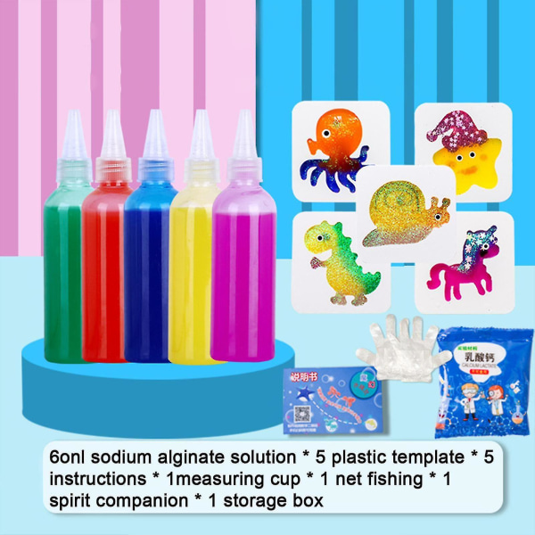 Magic Water Elf Kids DIY Toys Kit Creative DIY Magic Water Elf Toy Han 10 Colors