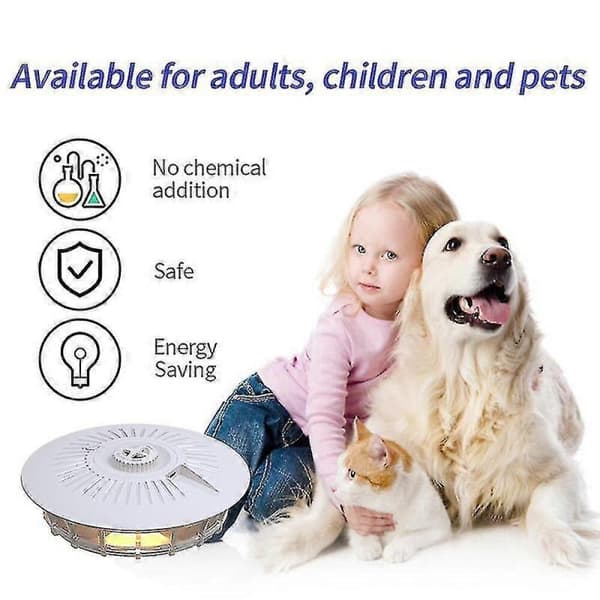 Loppfälla Lampa/vit Avvisare
