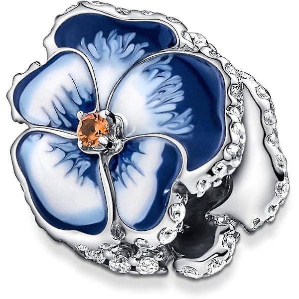 Bebetter Blå penséblomma Charm_SJJYV