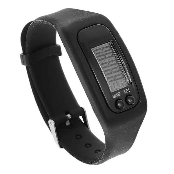 Stegräknarklocka Multifunktionell Stegräknare Klocka Silikon Armbandsstegräknare