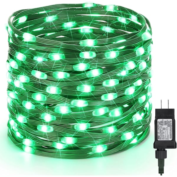 Färgskiftande Julbelysning, 82 meter 800 LED Varmvit & Flerfärgad Green