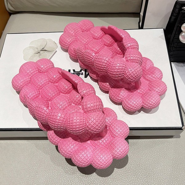 Flipflops Bubble Slides för kvinnor män Ultramjuka sandaler rosa 36-37