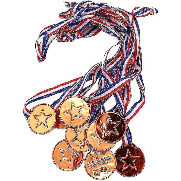 Medaljer för utmärkelser för barn, 20 stycken plastvinnare medalj Brown