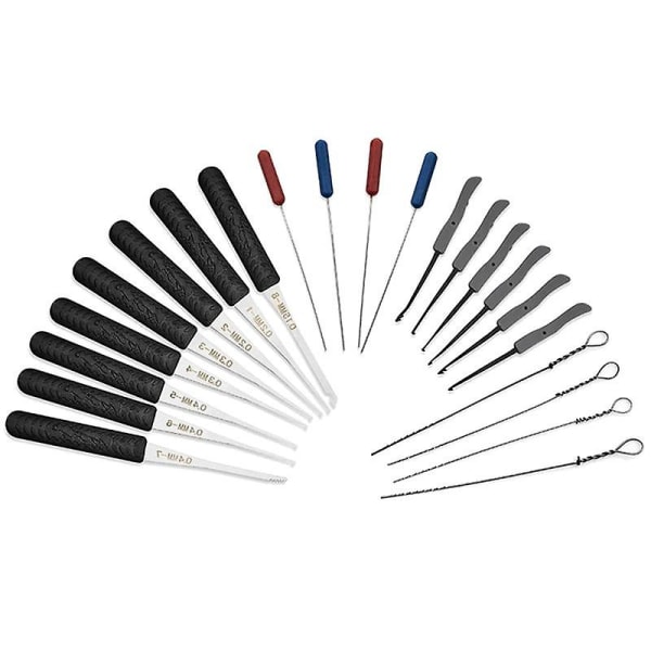 Broken Key Extractor Kit Tool - Debris Extractor 12-delar