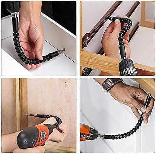 Flexibla drivbitar, Universal 300mm Flexibel Skruvmejsel Förlängningsbitar (2-pack)