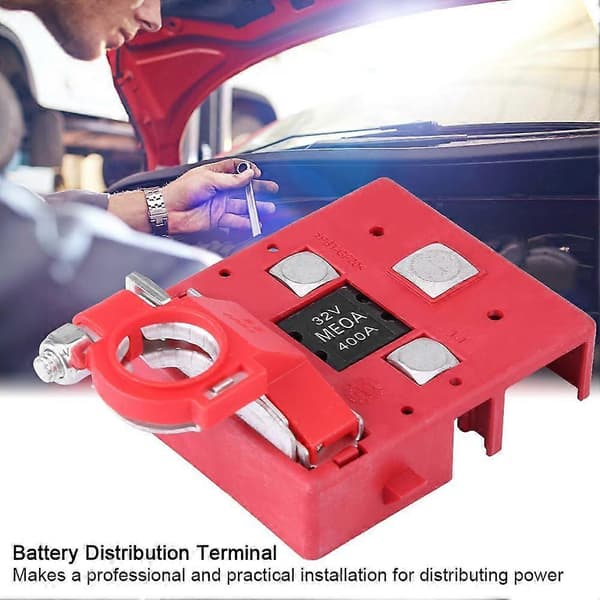 Caravan 32V 400A Snabbkopplings Batteripoler Säkring Batteridistributionsplintar Klämmor Anslutning