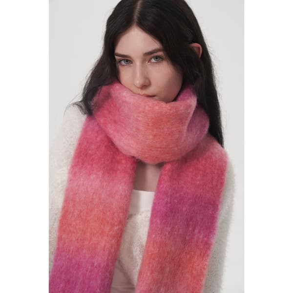 Sjal i ull, pashmina-känsla, julklapp