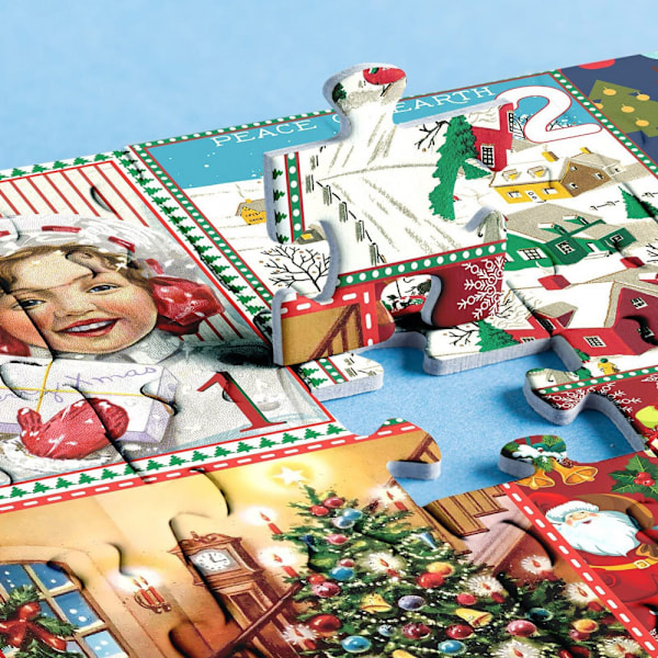 Adventskalender för Kvinnor Adventskalender 2023 Pussel Leksak, Julhelg Pussel Adventskalender för Barn Vuxna Jul