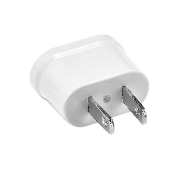 US & EU till US Plug AC Vägg Universal Reseadapter, AC 250V (Vit)