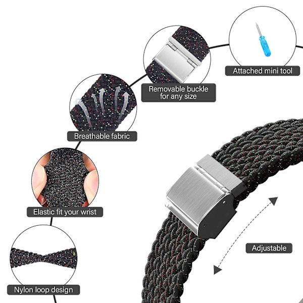 Armband för Amazfit Gts/2/2e/3/gts2 Mini/gtr/3/3pro/gtr2/47mm/stratos/u 2 Red Amazfit bip u-pro