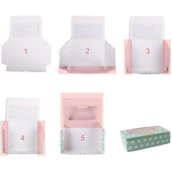 18 st Pappers Tårtkartonger Set 5 tum