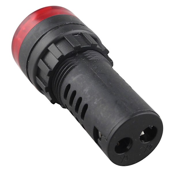 AD16-22SM LED Summer Varningssignal Indikatorlampa Blinkande DC 12V 20mA 22mm Diameter