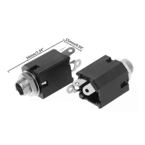 10 st 635 mm o Plug Sockets PJ-612 3-Pin Kontakt Med Skruvmutter