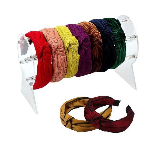 Akryl pannband display stativ kedja armband förvaring display st