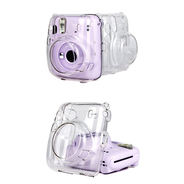 Kompatibelt Fujifilm Instax Mini 11-fodral Transparent