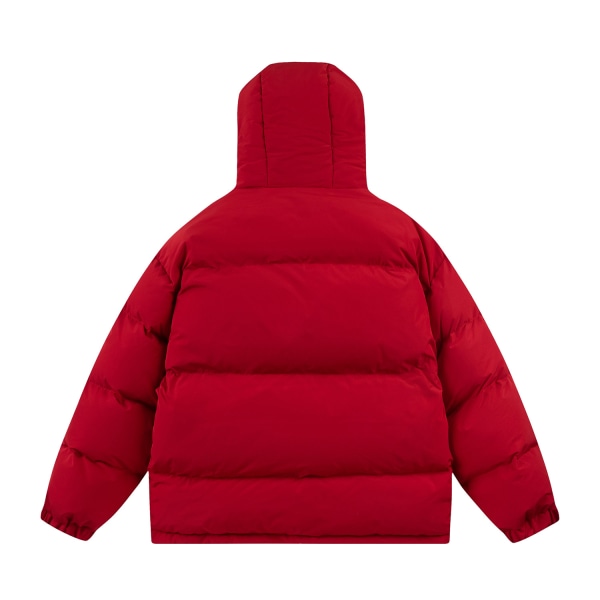 2023 Höst/vinter Loose Fit Mode Mångsidig broderad huva red L