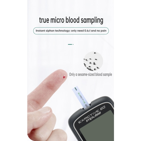 Exactive Eq Impulse Helautomatisk högt blodsockermätning Instr