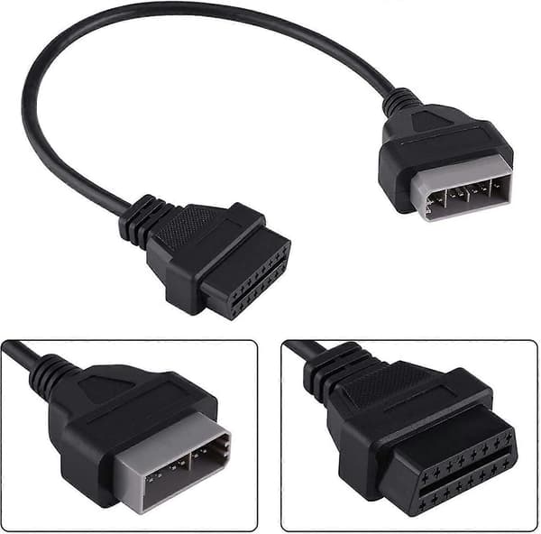 On-board Diagnostics2 Förlängningskabel 14 Pin Till 16 Pin Adapter Kontakt Diagnostikkabel
