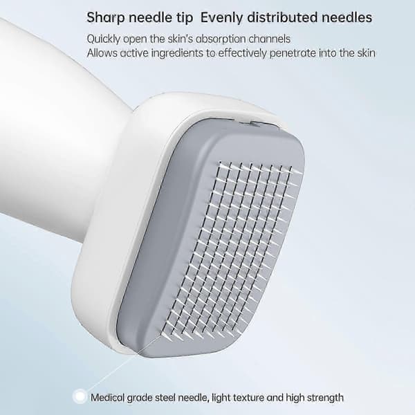 Bioneedle Derma Stamp 120 Titanium Microneedling Stamp Justerbar dermastamp 0-2