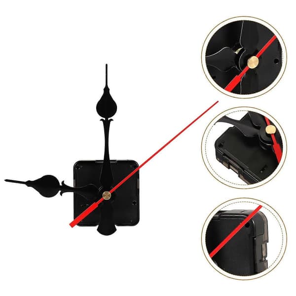 Tyst Klockrörelsemekanism 3 Set Batteridriven Klockkit