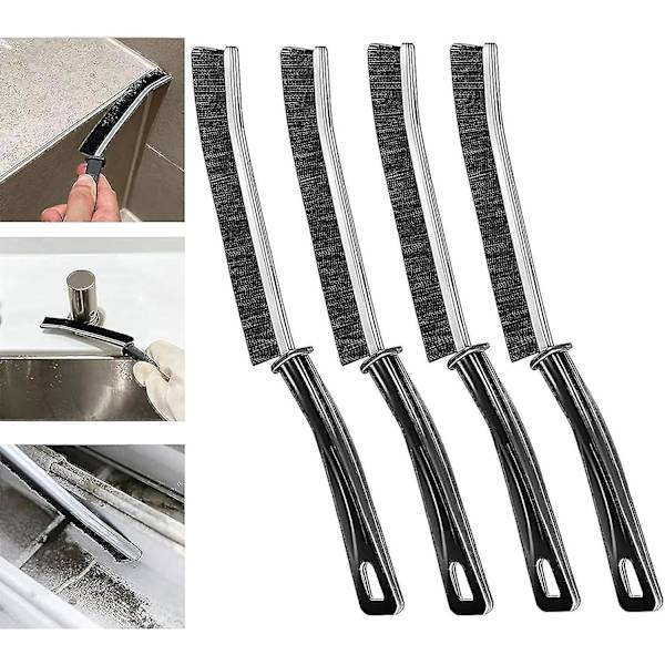4-pack Spaltborste för Rengöring  Badrums Spaltborste  Spaltrengöring 4pcs