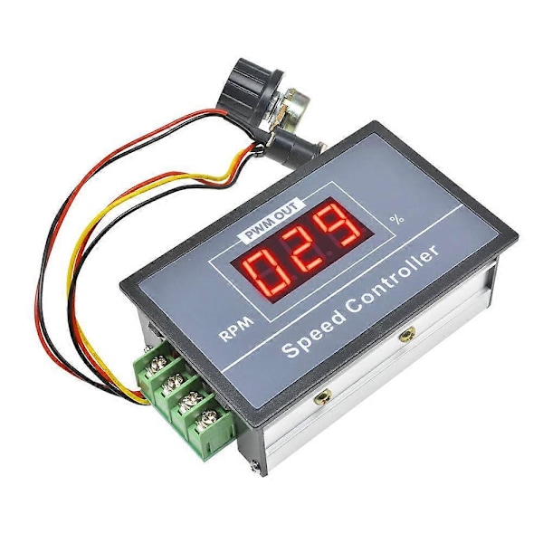 PWM DC Motorvarvtalsregulator (PWM) DC 6-60V 12V 24V 36V 48V 30A Justerbar Motorvarvtalsregulator