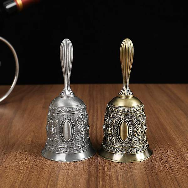 Metallklockor i europeisk stil, barer, restauranger, bardiskar, pastoral Bright silver