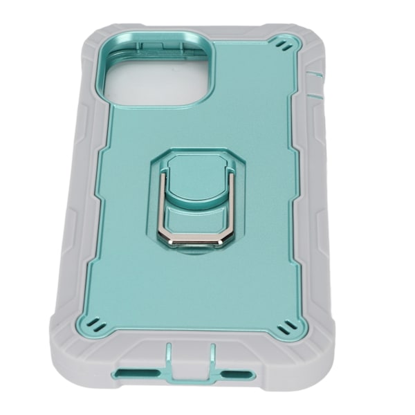 Repskyddande Armor-skal med stativ för iPhone 13 Pro Max Mobiltelefoner Armor Skyddande Skal (Grågrön)