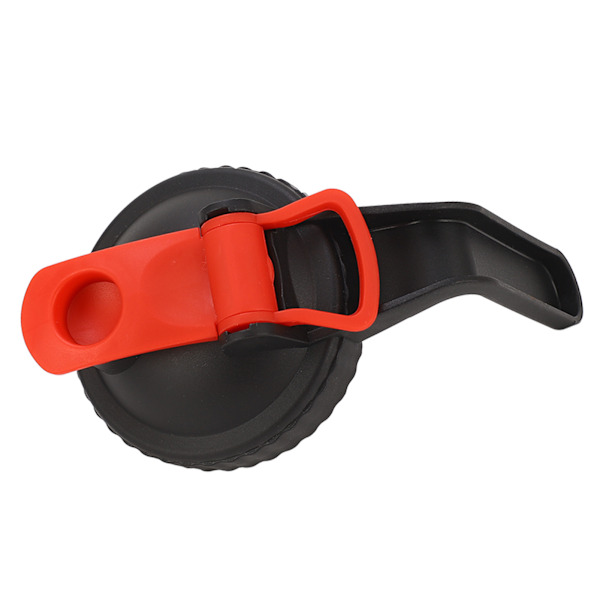 Vidmunnad Masonburk-Hälllock, Läckagesäker Masonburk-Vändlock med Handtag, Svart Röd