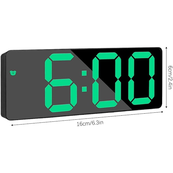 Digital väckarklocka, LED-digital sängklocka