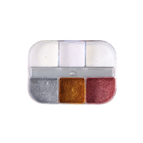 3 st Nail Glitter Magic Mirror Aurora Iridescent Puder Pärlpuder 3