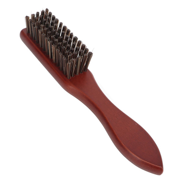 Barberblad Borste Rengöring Nylon Komposit Trä Skägg Barber Fade Borste Tillbehör för Män