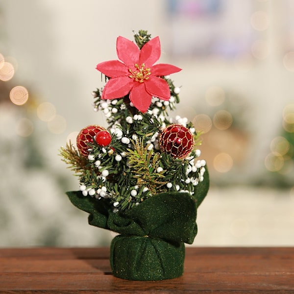 Miniatyr Julgran Dekoration för Skrivbord 20cm G