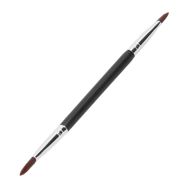 Dubbeländad Concealerborste Resa Bärbar Mjuk Hårc kosmetisk Borste Makeup Verktyg