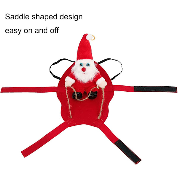 Hund Santa Claus-dräkt Julhundkläder Santa Claus