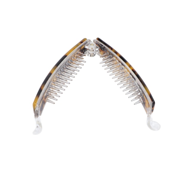 Hårklämma Bananklämma Hår Halksäker Klämma Mode Långt Hår Styling Tillbehör för Flickor Kvinnor Brun Sköldpadda