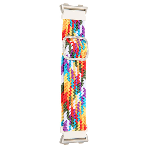 Justerbart Smartwatch-armband för Oppo Watch 2 46mm Stickad Elastisk Loop Armband Ersättning Iridescence