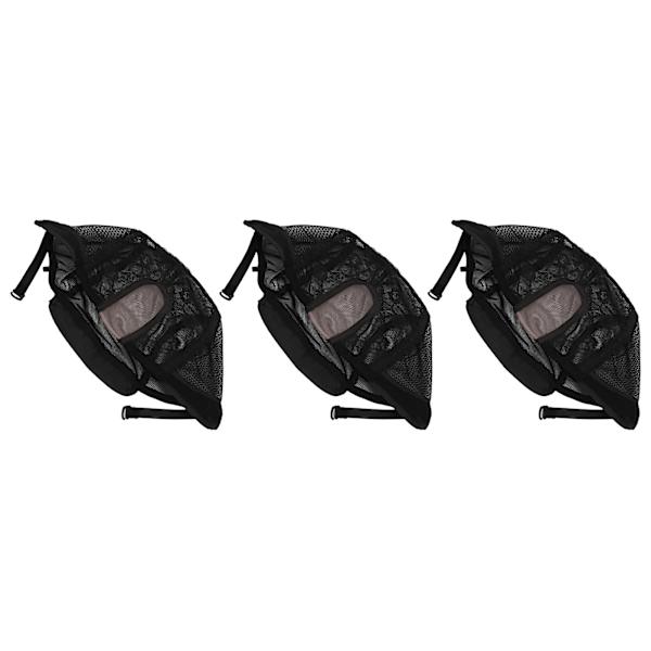 3-pack Perukmössor Mjuka Andningsbara Flexibla Nylonkupolstrumpor Perukmössa för att göra peruker Kvinnor Män