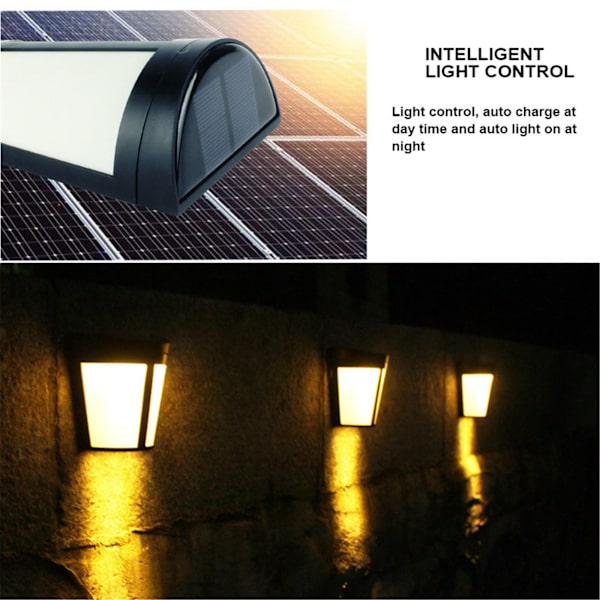 1 st Power LED-lampa för utomhus, vattentät vägglampa, trädgård, vit
