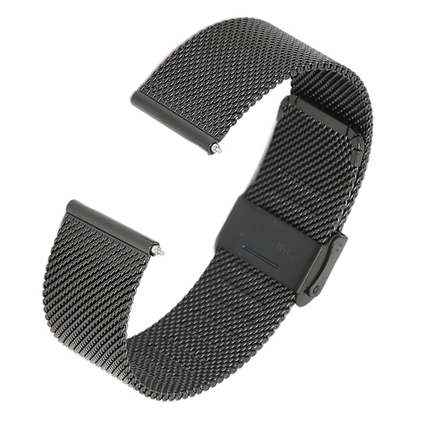 22 mm watch i rostfritt stål Mesh watch klockremmar Quick Release Watch Armband med universal för Amazfit GTR 3Black