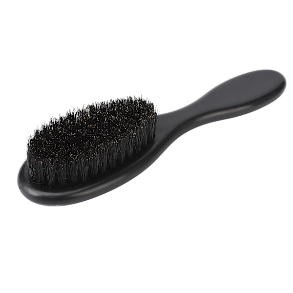 Skäggborste med täta borst, känslig och smidig ergonomisk handtag, skäggrengöring, rakborste för salong