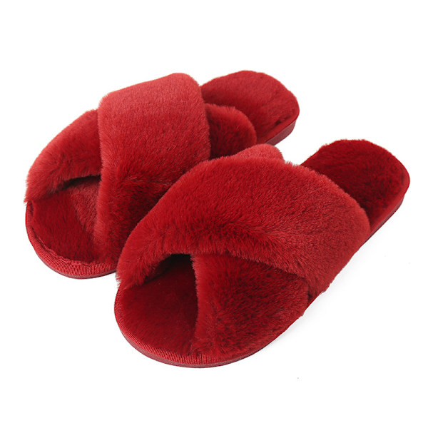 Plushtofflor för kvinnor