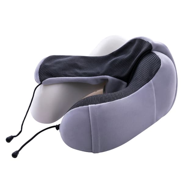 Minneskum U-formad Kudde Resekudde Nackskydd Långsam Återhämtning Nackkudde Gray 30*25cm